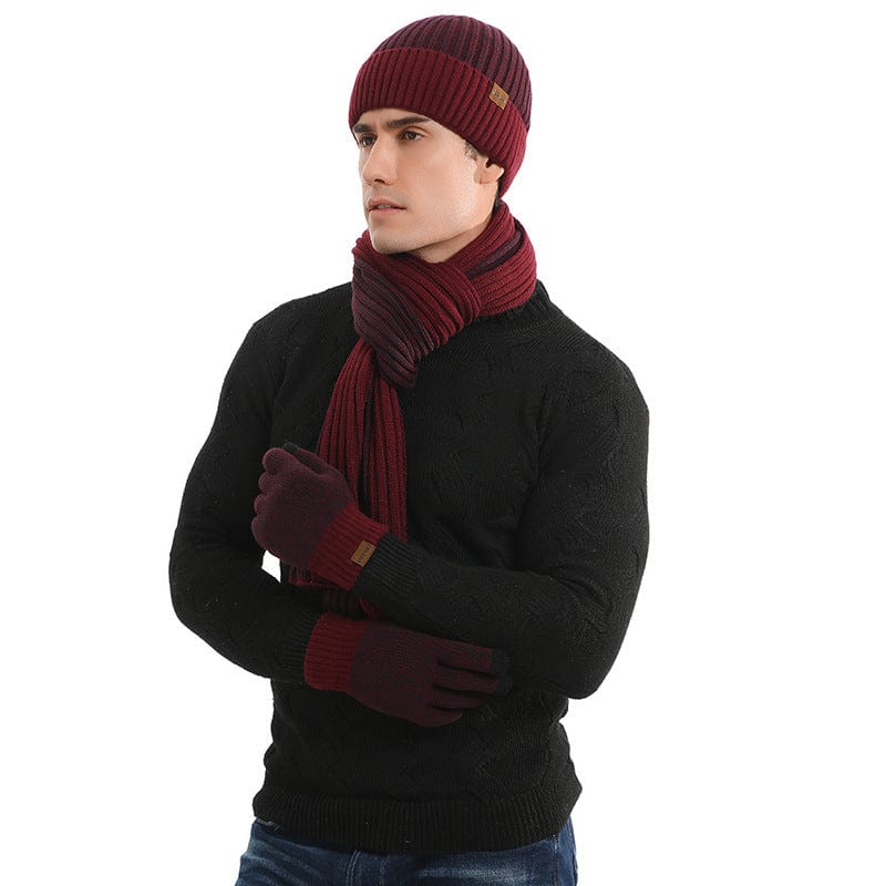 Ensemble D’Hiver avec Bonnet, Écharpe Et Gants | Idéal pour Les Journées Froides