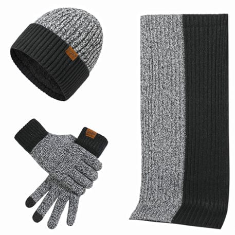 Ensemble D’Hiver avec Bonnet, Écharpe Et Gants | Idéal pour Les Journées Froides