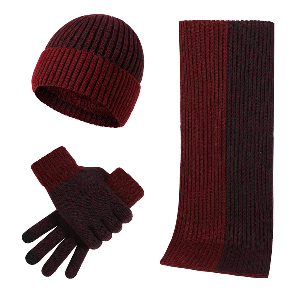 Ensemble D’Hiver avec Bonnet, Écharpe Et Gants | Idéal pour Les Journées Froides
