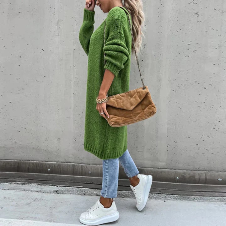 Cardigan Long Tricoté À Devant Ouvert Pour Femme | Idéal Pour L'automne