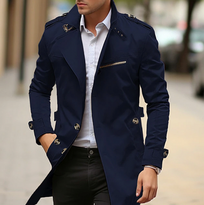 Trench-Coat avec Ceinture à la Taille pour Homme | Idéal pour le Printemps