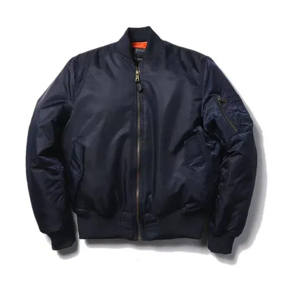 Blouson aviateur avec finitions côtelées pour adultes | Idéal pour la mi-saison