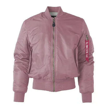 Blouson aviateur avec finitions côtelées pour adultes | Idéal pour la mi-saison