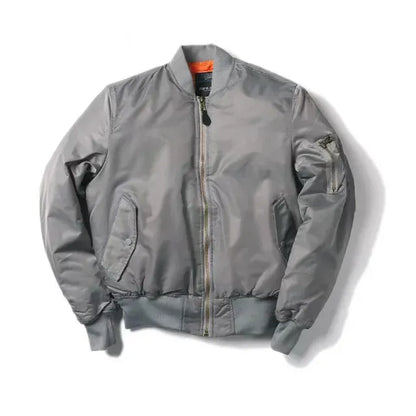 Blouson aviateur avec finitions côtelées pour adultes | Idéal pour la mi-saison