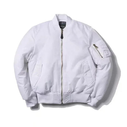 Blouson aviateur avec finitions côtelées pour adultes | Idéal pour la mi-saison