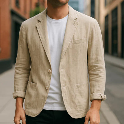 Blazer Léger Pour Homme Avec Coupe Ajustée | Idéal Pour Bureau Et Loisirs