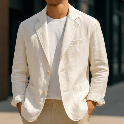 Blazer Léger Pour Homme Avec Coupe Ajustée | Idéal Pour Bureau Et Loisirs