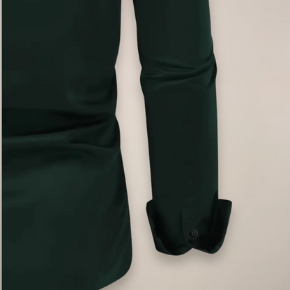 Chemise Slim Fit Avec Col Classique Et Fermeture À Boutons Pour Homme | Idéale Pour Travail Et Usage Quotidien