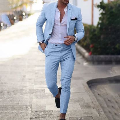 Ensemble Veste et Pantalon à Coupe Classique pour Homme | Idéal pour les Occasions Formelles