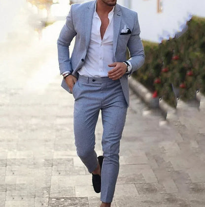Ensemble Veste et Pantalon à Coupe Classique pour Homme | Idéal pour les Occasions Formelles