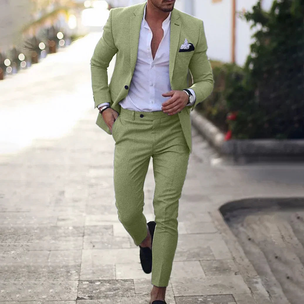 Ensemble Veste et Pantalon à Coupe Classique pour Homme | Idéal pour les Occasions Formelles