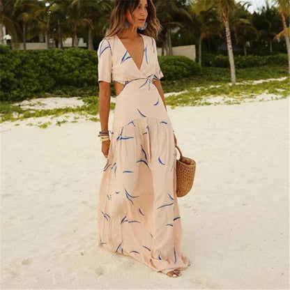 Robe Longue à Coupe Décontractée pour Femme | Idéale pour les Journées d’Été ou les Sorties Décontractées