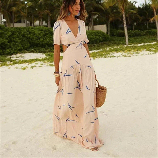 Robe Longue à Coupe Décontractée pour Femme | Idéale pour les Journées d’Été ou les Sorties Décontractées
