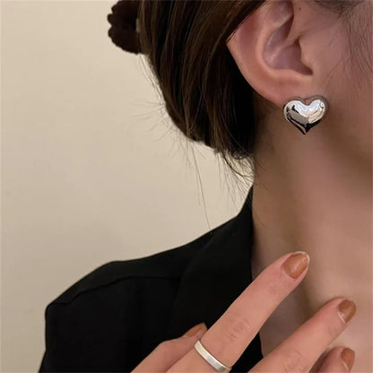 Boucles D’Oreilles En Forme De Cœur pour Femme | Idéales pour Le Quotidien Ou Les Occasions Spéciales