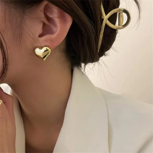 Boucles D’Oreilles En Forme De Cœur pour Femme | Idéales pour Le Quotidien Ou Les Occasions Spéciales