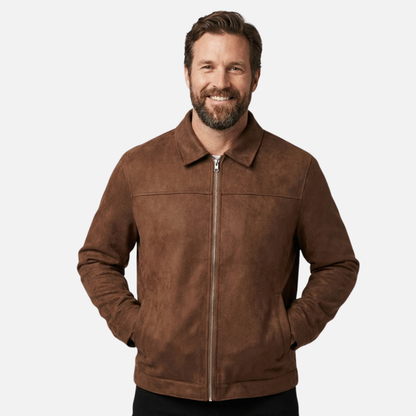 Veste Zippée À Col Pointu Pour Homme | Idéal Pour L'automne