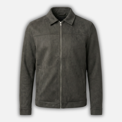 Veste Zippée À Col Pointu Pour Homme | Idéal Pour L'automne