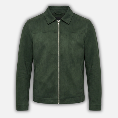 Veste Zippée À Col Pointu Pour Homme | Idéal Pour L'automne