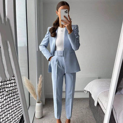 Pantalon à Taille Haute avec Ceinture Ajustable pour Femme | Idéal pour les Journées Décontractées