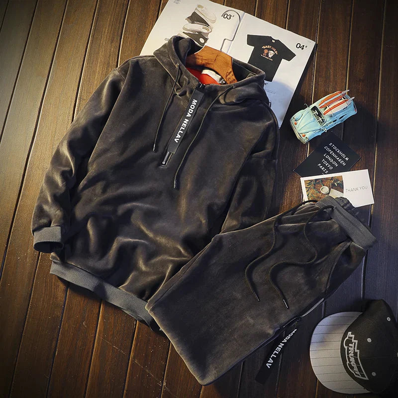 Ensemble de Survêtement avec Haut Zippé pour Adulte | Idéal pour les Activités Quotidiennes