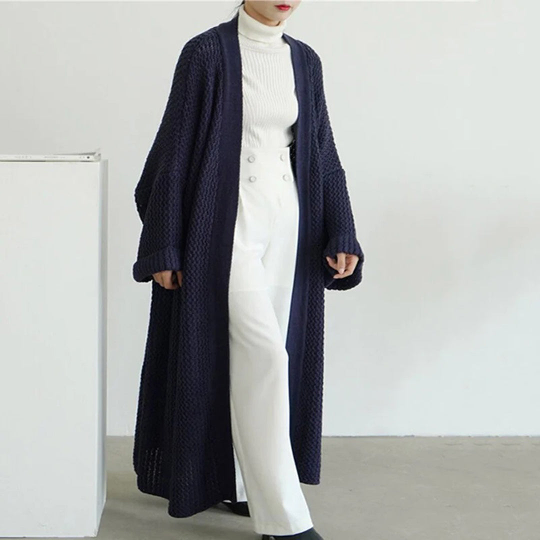 Cardigan Oversize avec Motif Tricoté pour Adultes | Idéal pour les Saisons Fraîches