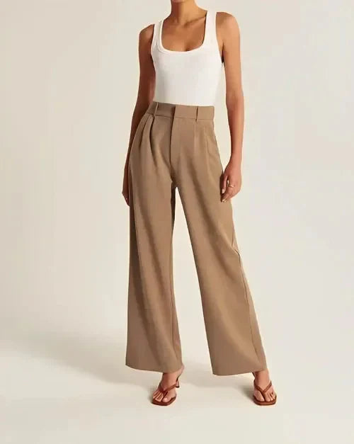 Chino Évasé Avec Coupe Moderne Pour Femmes | Idéal Pour Travail Et Loisirs