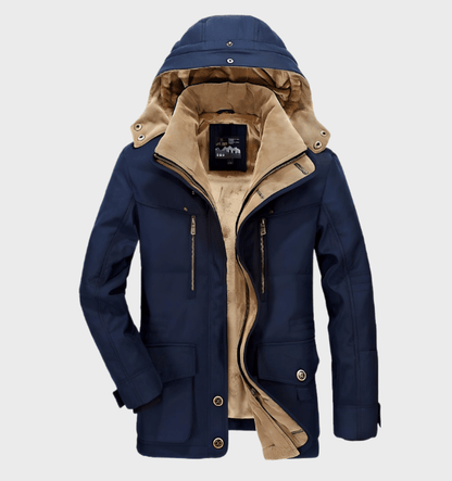 Veste Épaisse avec Capuche et Grandes Poches pour Homme | Idéale pour l’Hiver