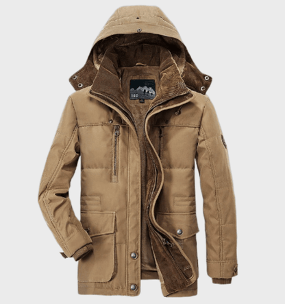Veste Épaisse avec Capuche et Grandes Poches pour Homme | Idéale pour l’Hiver