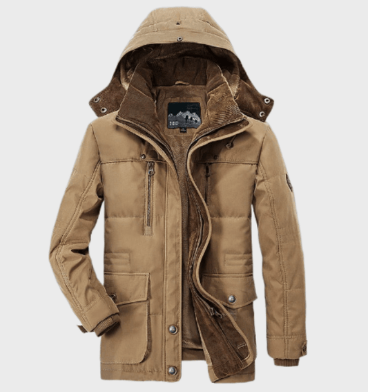 Veste Épaisse avec Capuche et Grandes Poches pour Homme | Idéale pour l’Hiver