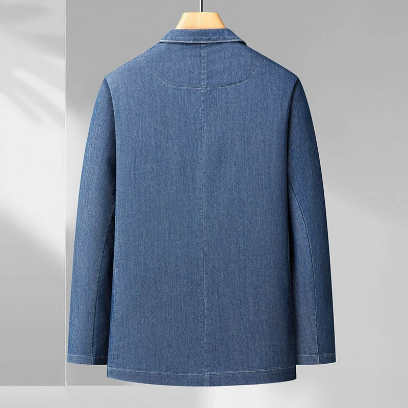 Blazer Pour Homme Avec Aspect Jean | Idéal Pour Usage Quotidien Et Tenue Décontractée