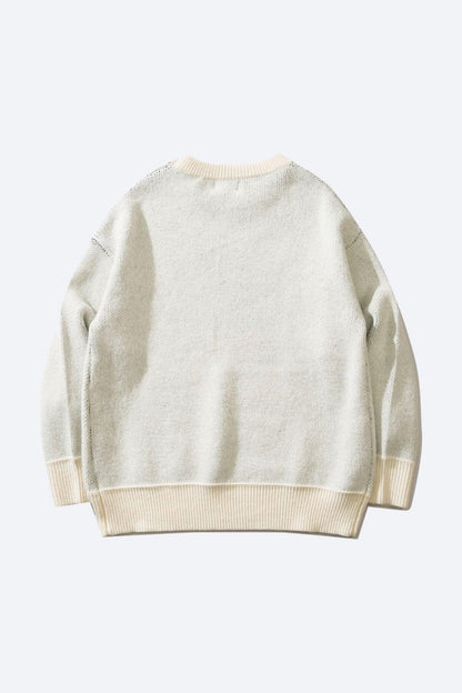 Pull-Over Homme avec Motif Chien pour Usage Quotidien | Idéal pour Occasions Décontractées