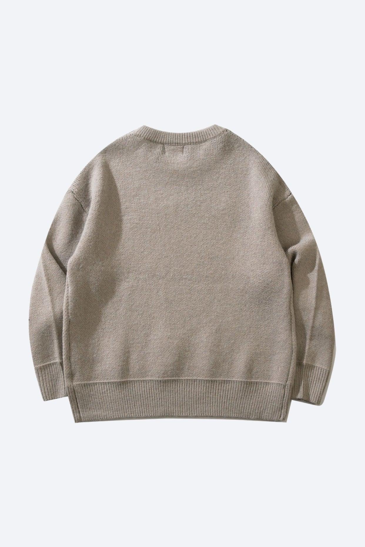 Pull-Over Homme avec Motif Chien pour Usage Quotidien | Idéal pour Occasions Décontractées