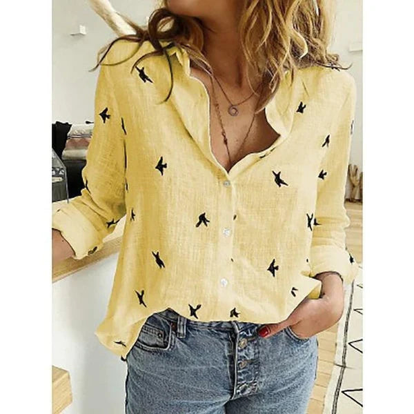 Blouse à Boutons avec Coupe Décontractée pour Femme | Idéale pour Toutes Saisons