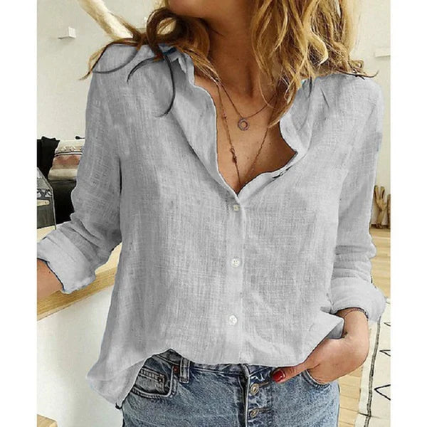 Blouse à Boutons avec Coupe Décontractée pour Femme | Idéale pour Toutes Saisons