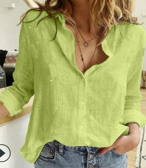 Blouse à Boutons avec Coupe Décontractée pour Femme | Idéale pour Toutes Saisons