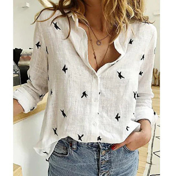 Blouse à Boutons avec Coupe Décontractée pour Femme | Idéale pour Toutes Saisons