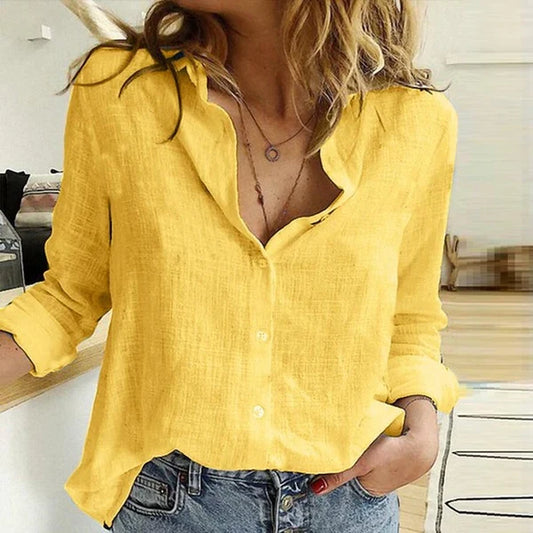 Blouse à Boutons avec Coupe Décontractée pour Femme | Idéale pour Toutes Saisons