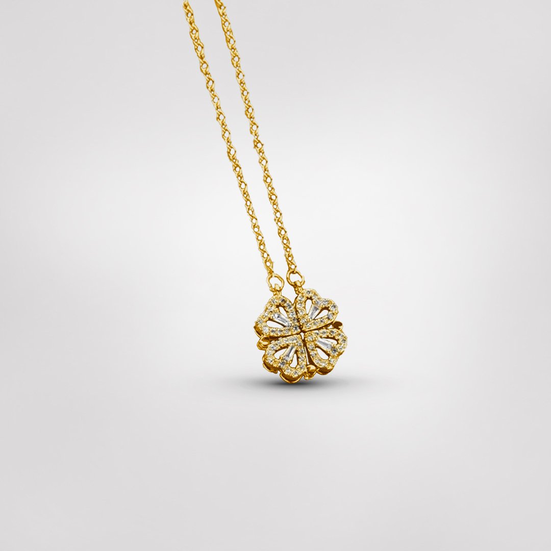 Collier Avec Pendentif Trèfle À Quatre Feuilles Pour Femme | Idéal Pour Un Usage Quotidien Ou Des Occasions