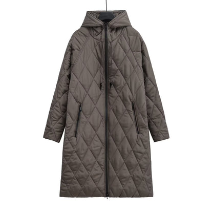 Parka Longue avec Capuche et Doublure Intégrée pour Femme | Idéal pour l’Hiver