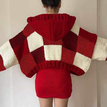 Sweat à Capuche avec Manches Volumineuses pour Femme | Idéal pour la Saison Froide
