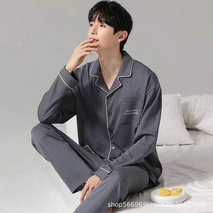 Pyjama Deux Pièces pour Garçon avec Haut à Manches Longues et Pantalon | Idéal pour le Printemps et l’Automne