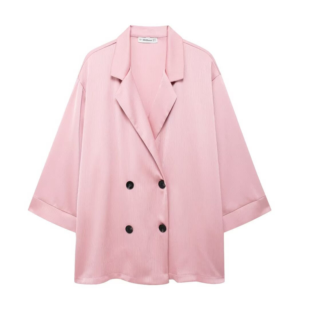 Ensemble Blazer Et Pantalon À Coupe Ample pour Femmes | Idéal pour Le Bureau Et Les Sorties