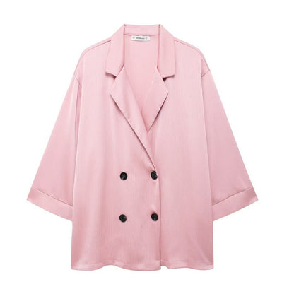 Ensemble Blazer Et Pantalon À Coupe Ample pour Femmes | Idéal pour Le Bureau Et Les Sorties