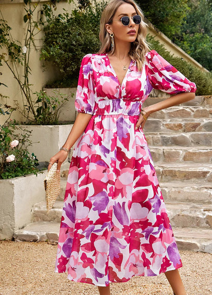 Robe Imprimée Sans Manches Avec Coupe Standard pour Femme | Idéale Pour Les Sorties D'Été