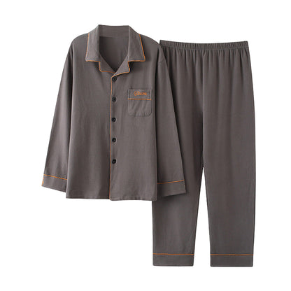 Pyjama pour Homme avec Haut à Manches Longues et Pantalon pour un Usage Quotidien | Idéal pour le Printemps et l’Automne