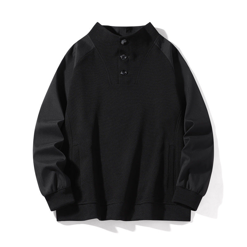 Pull avec Col Montant Boutonné pour Adulte | Idéal pour un Usage Quotidien