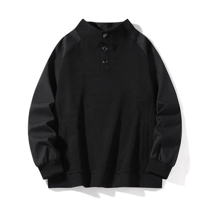 Pull avec Col Montant Boutonné pour Adulte | Idéal pour un Usage Quotidien