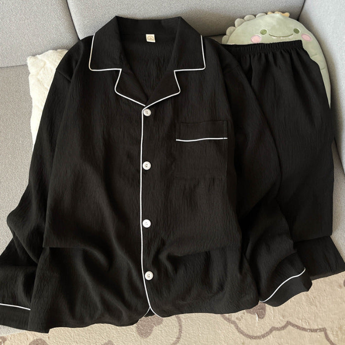 Pyjama Deux Pièces pour Homme avec Haut à Manches Longues et Pantalon | Idéal pour le Printemps, l’Automne et l’Hiver