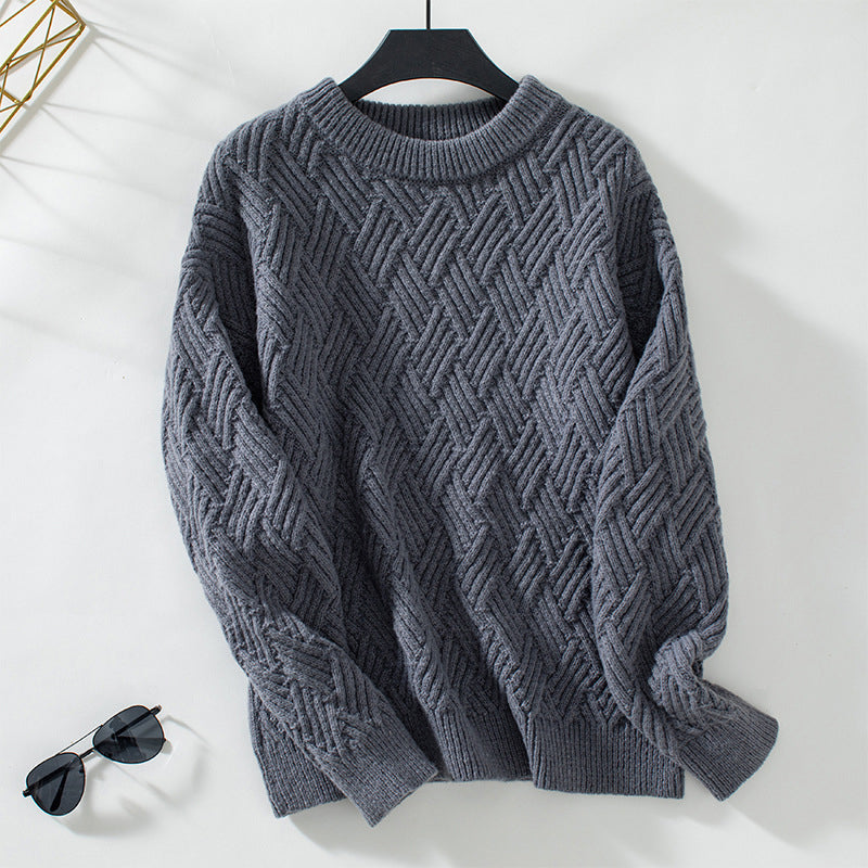 Pull En Maille Avec Motif Losanges Pour Femmes | Idéal Pour Usage Quotidien