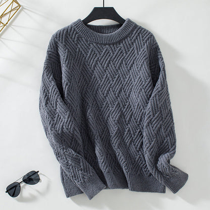 Pull En Maille Avec Motif Losanges Pour Femmes | Idéal Pour Usage Quotidien